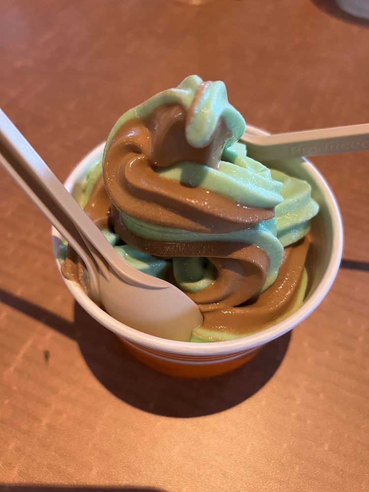 Vietnamese Coffee Soft Serve Swirl