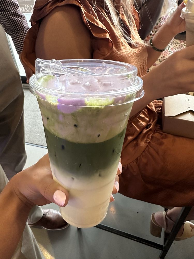 Ube Matcha Latte