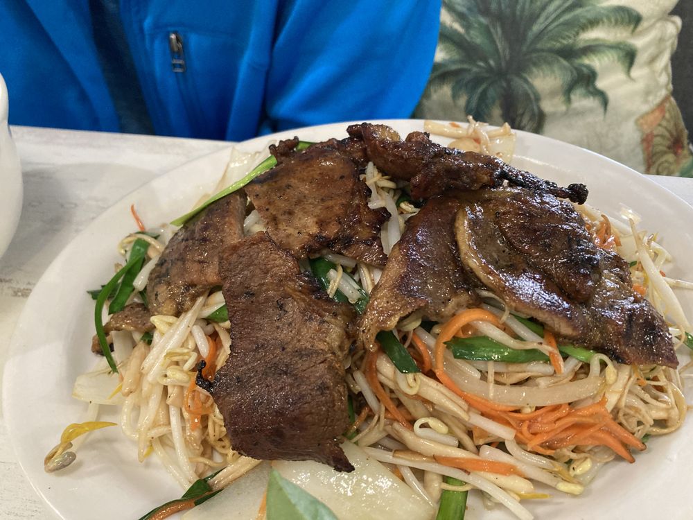 Grill Pork Fry Noodle