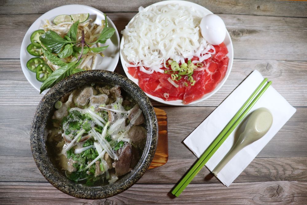 Pho in Stone Bowl