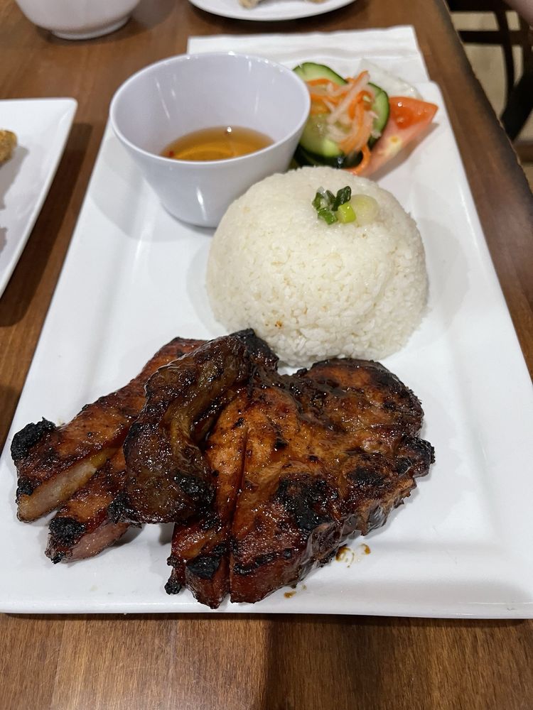 Port Chop Broken Rice