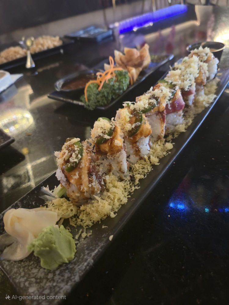 Fiery Hamachi Roll