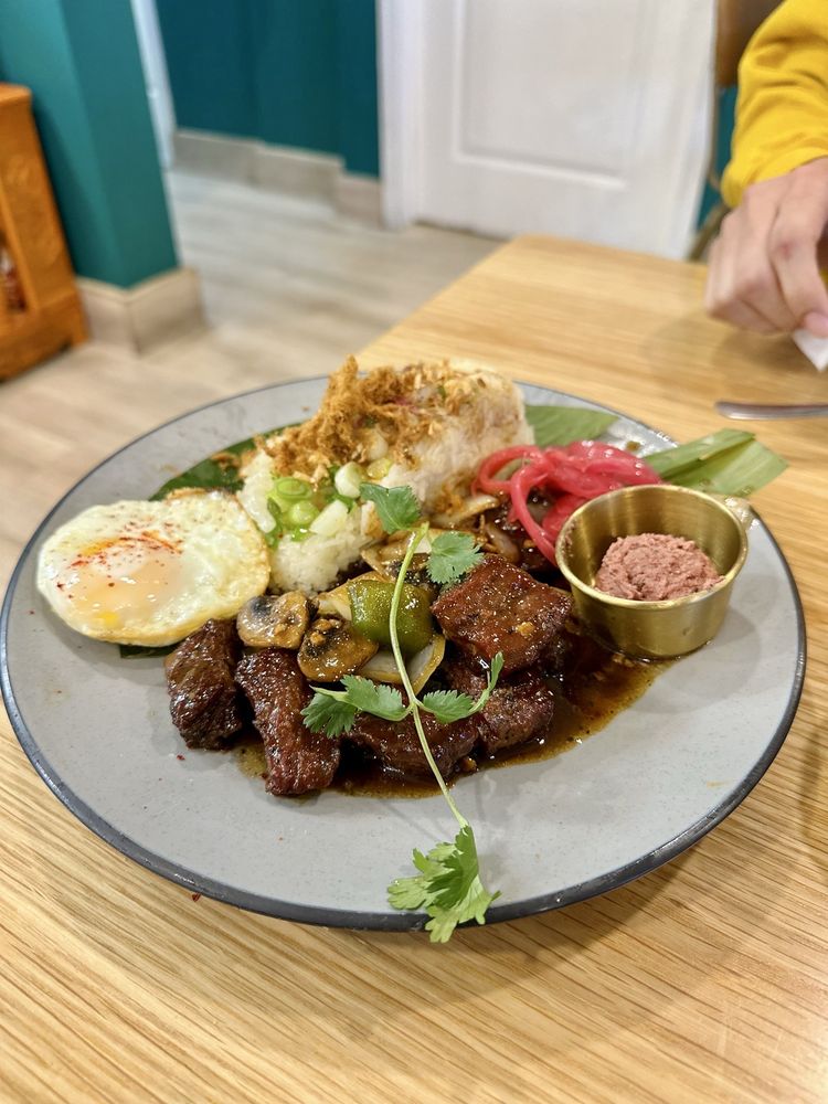 Shaken Beef Sticky Rice