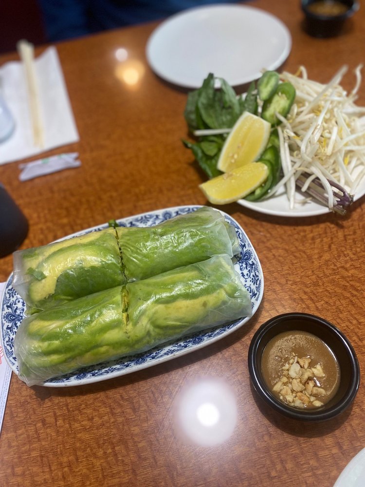 Vegan Avocado Spring Rolls