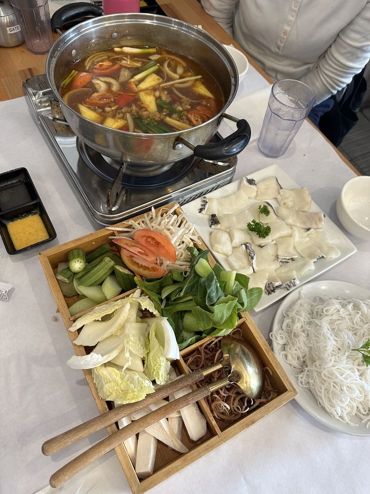 Sea Bass Hot Pot