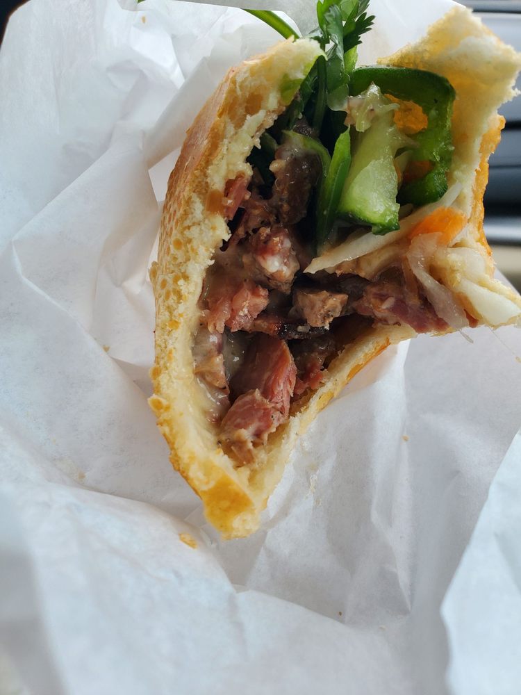 2) Tron Grilled Pork Banh Mi