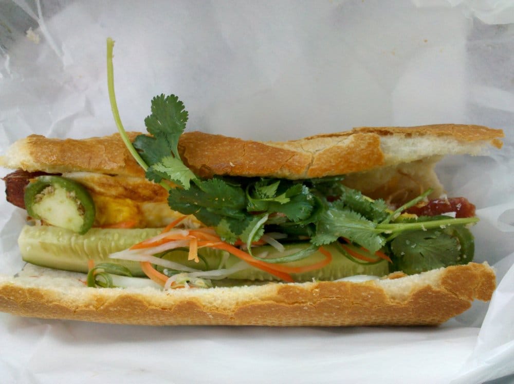 Fried Egg & Chinese Sausage Sandwich