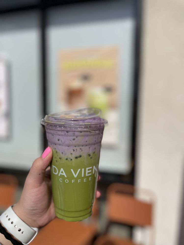 Ube Matcha Latte