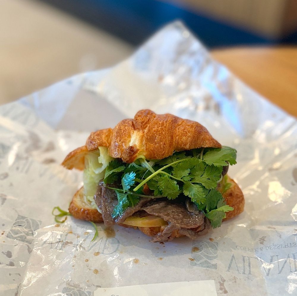 Beef Croissant Sandwich