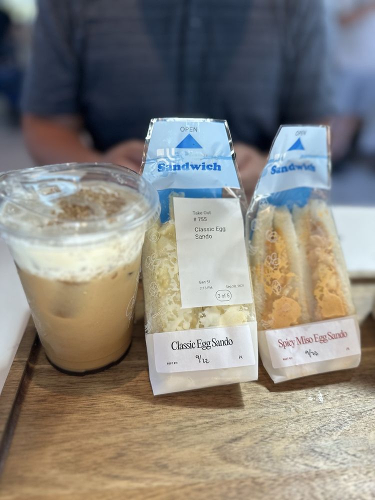 Spicy Miso Egg Sando