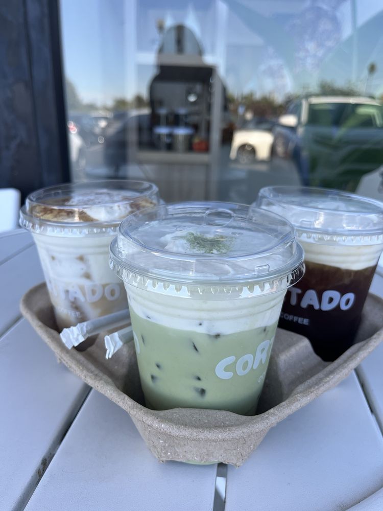 Mango Cold Brew Pistachio Latte