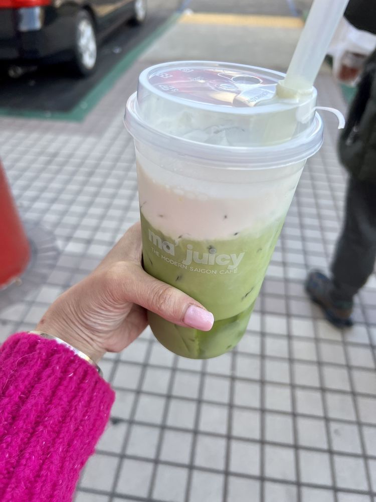 Pj Mix Milk Foam Pandan Chia Seed