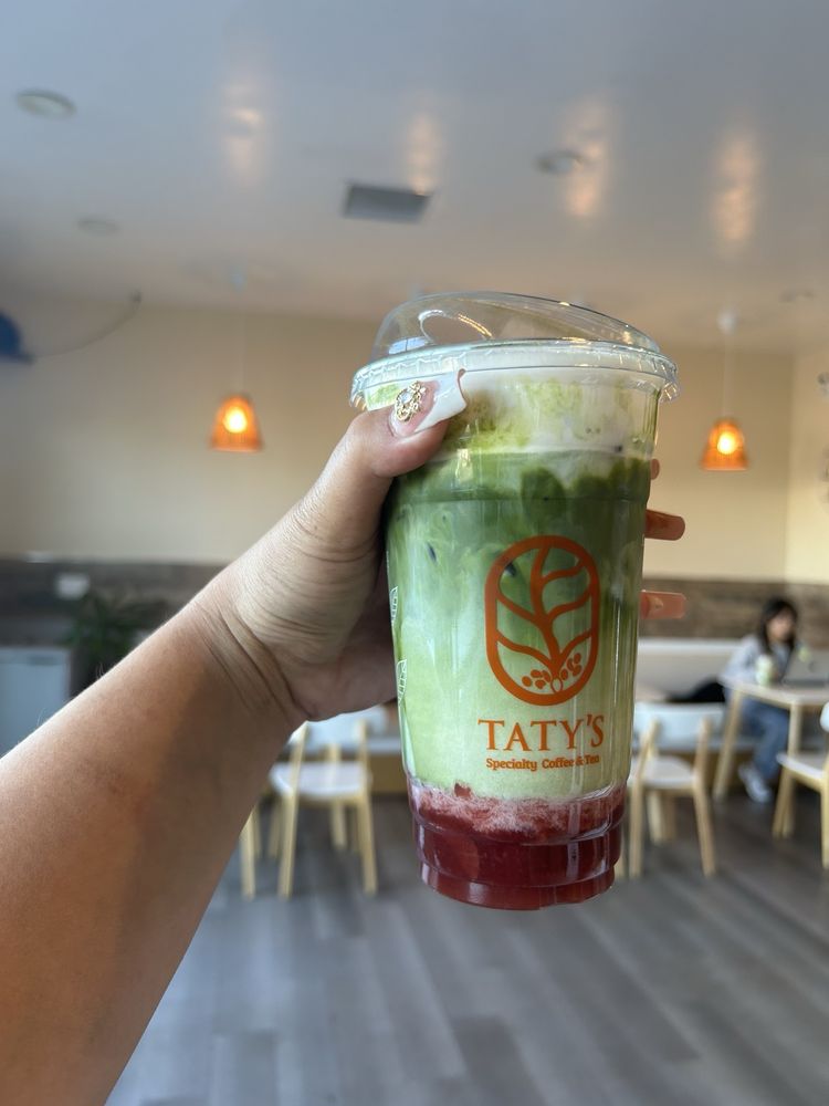 Strawberry Matcha Latte