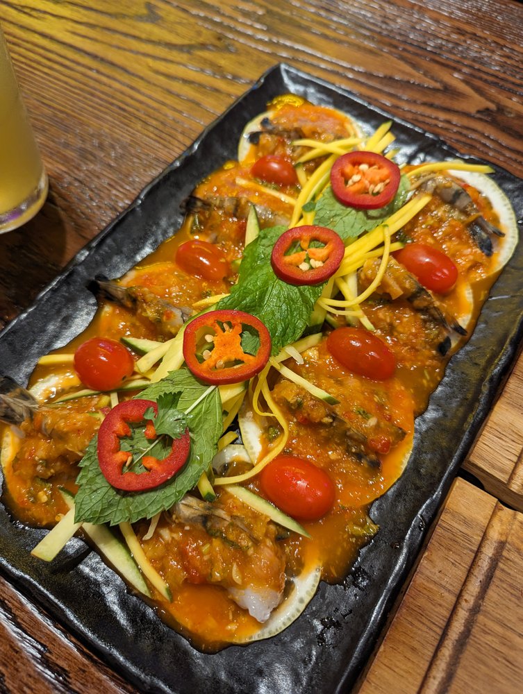 Thai Style Raw Shrimps