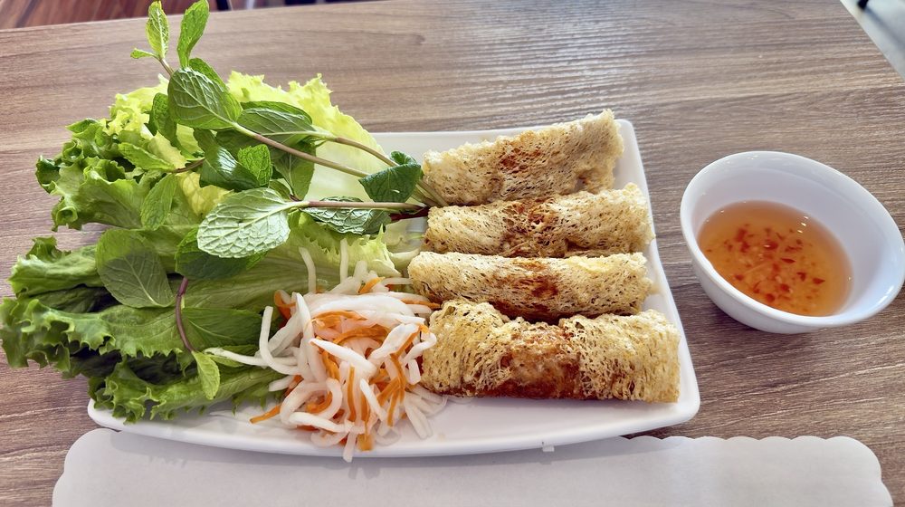 Nest Egg Rolls - Shrimp & Taro