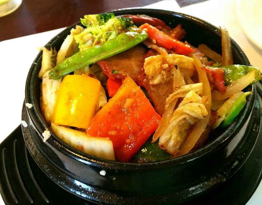 Grilled Pork and Char Siu Pork Sandwich