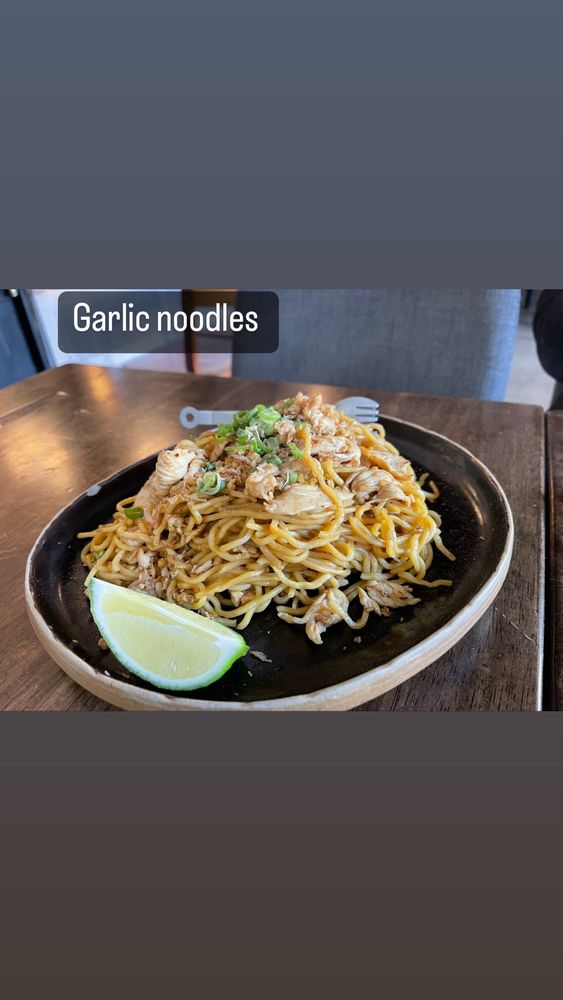 Garlic Noodles Plate