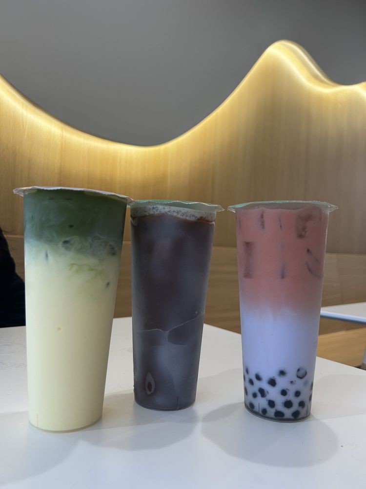 Banana Matcha Milk Tea