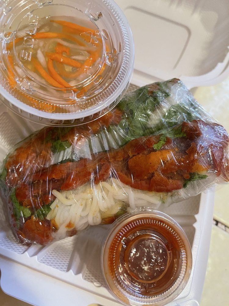 BBQ Pork Spring Rolls