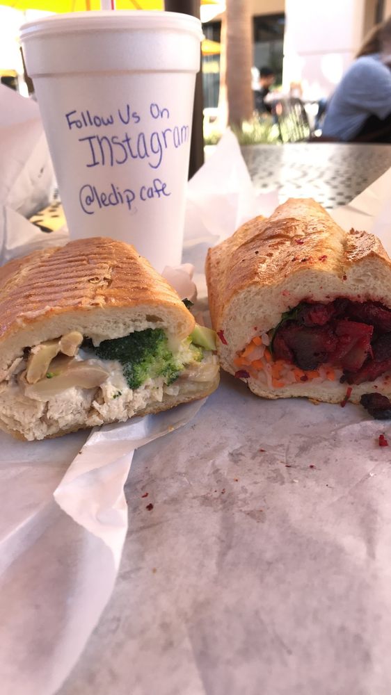 Themushroom Broccoli Chicken Sandwich