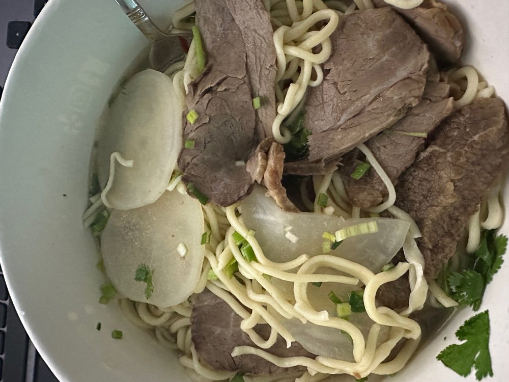 Beef Noodle Rice Noodle Soup