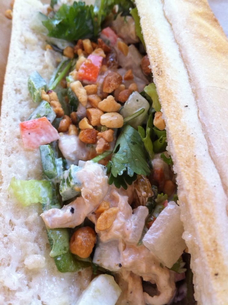 Chicken Bahn Mi Sandwich