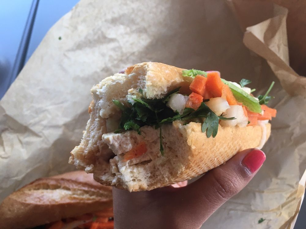 Lemongrass Tofu Sandwich