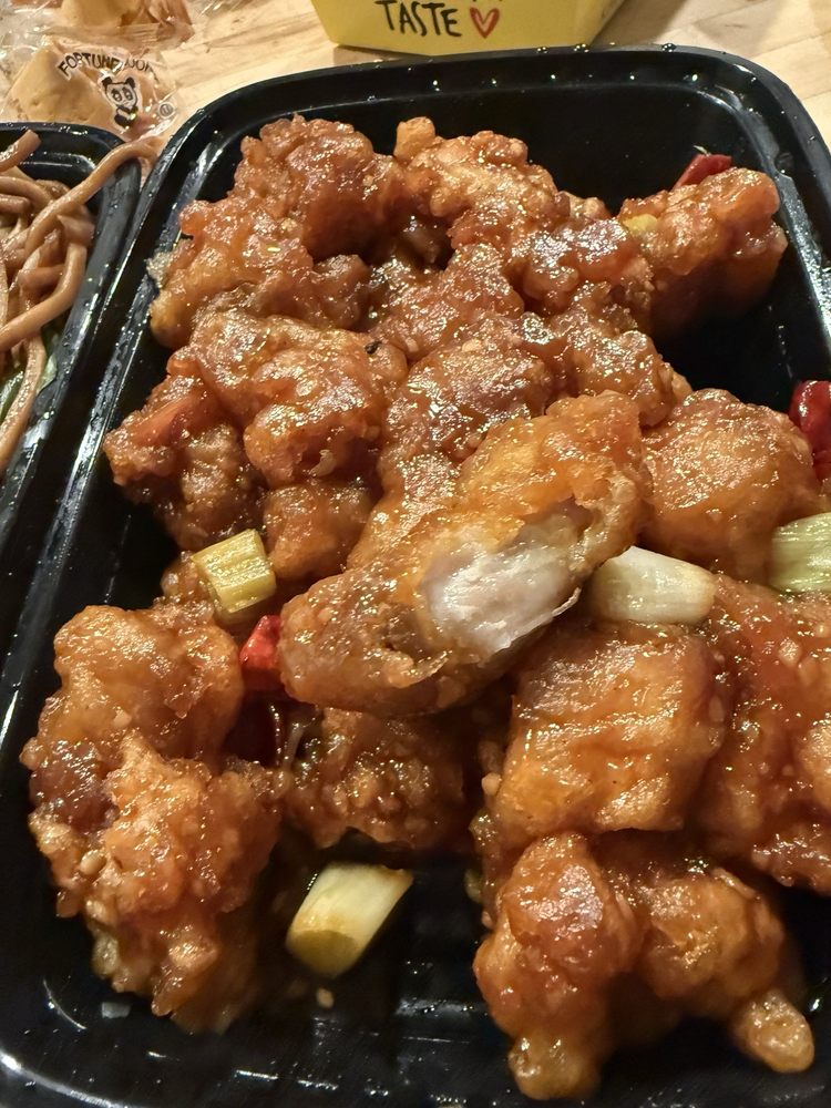 Orange Peel Chicken Rice Bowl