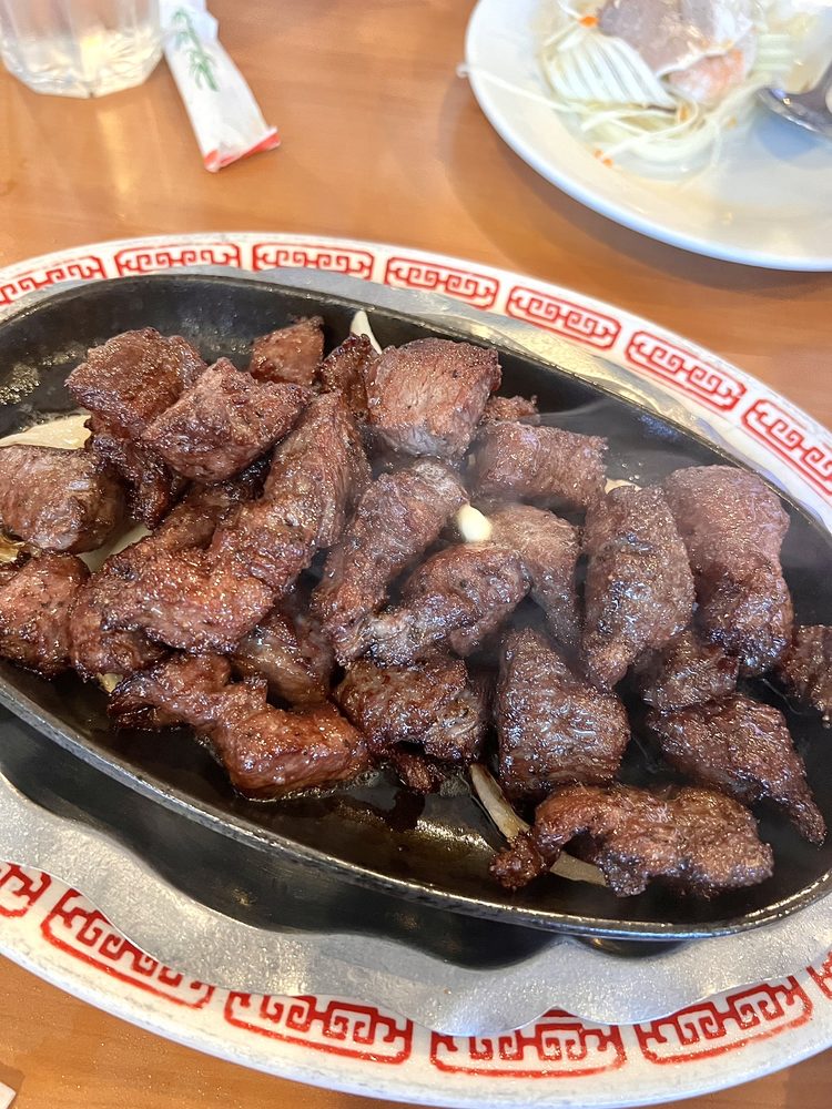 Beef Cube Steak With Fried Rice