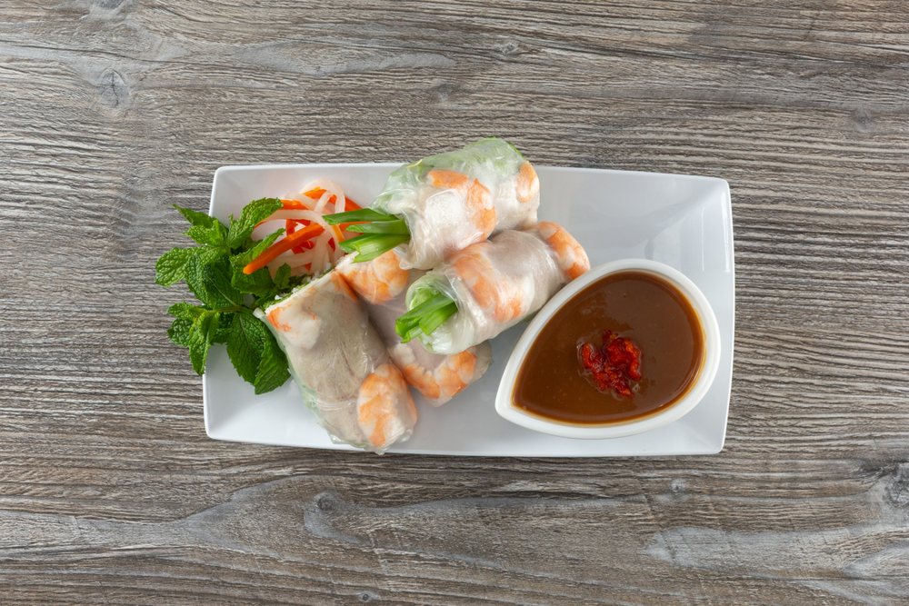 Fresh Spring Roll with Fried Tofu
