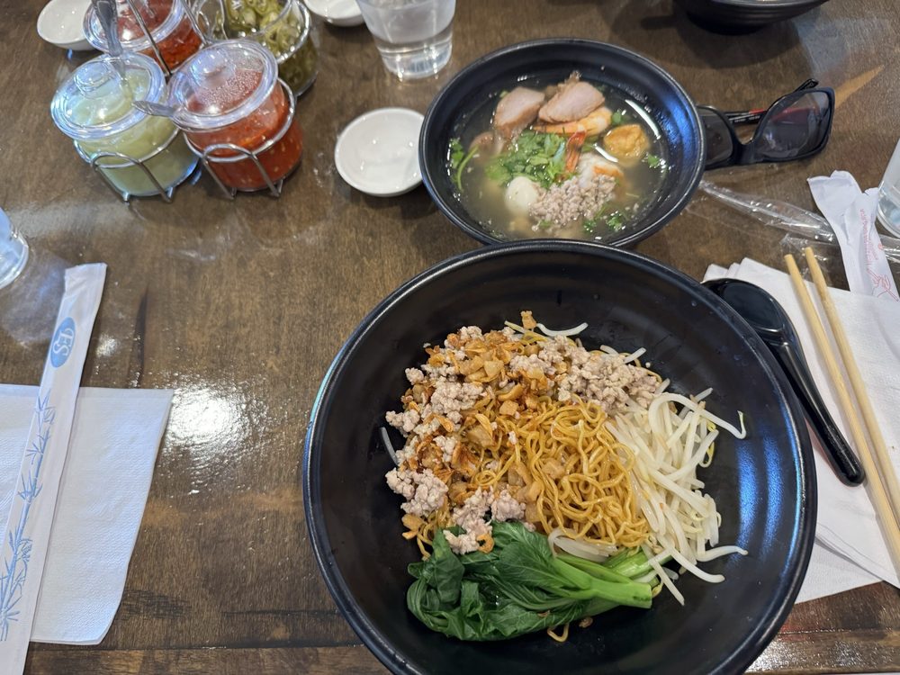 Dumpling Egg Noodle Soup