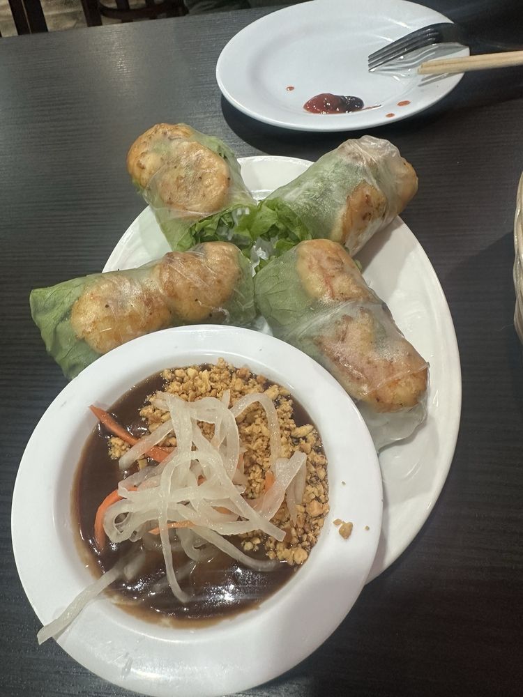 Grilled Shrimp Spring Rolls