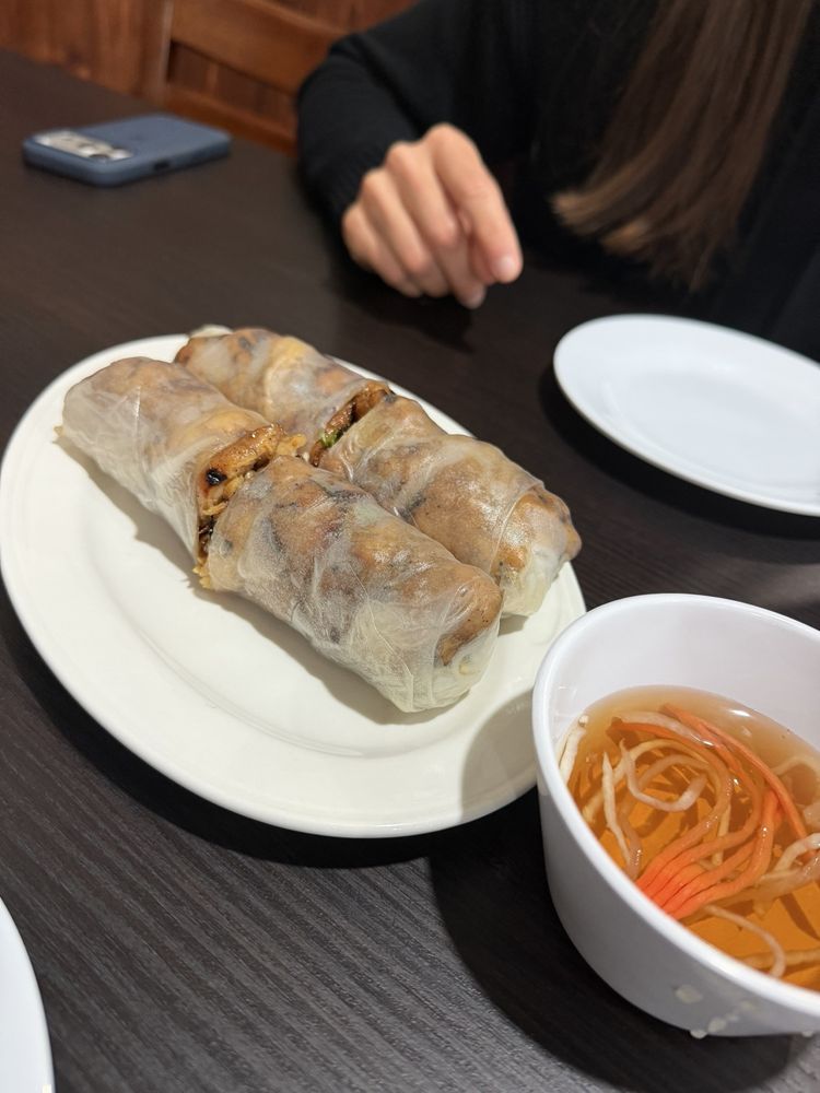 Grilled Chicken Spring Rolls