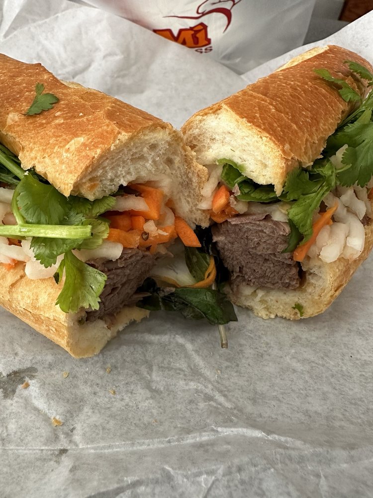 Banh Mi Pho Bo / Pho Beef Brisket Sandwhich
