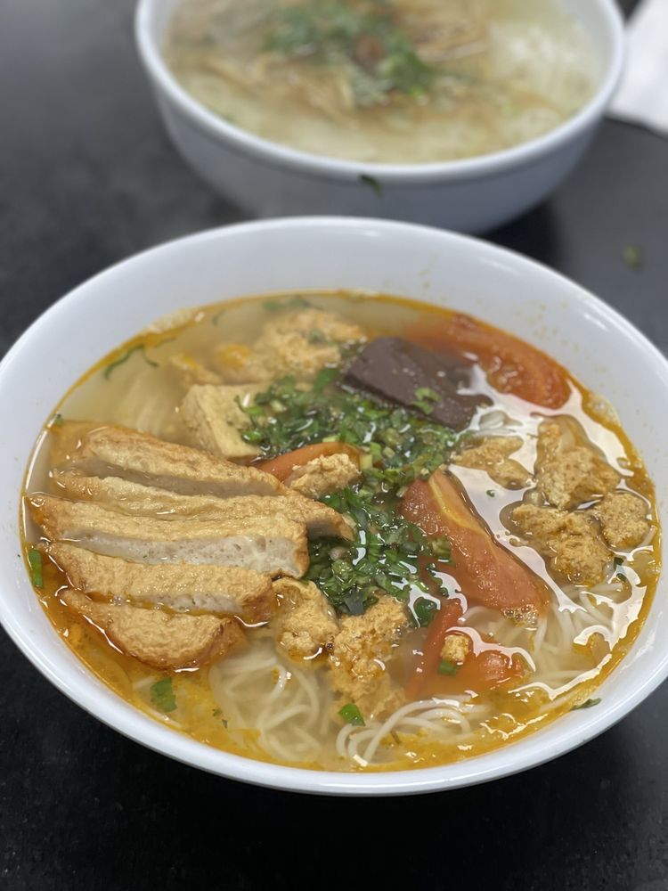 Clear Bamboo Noodles Soup