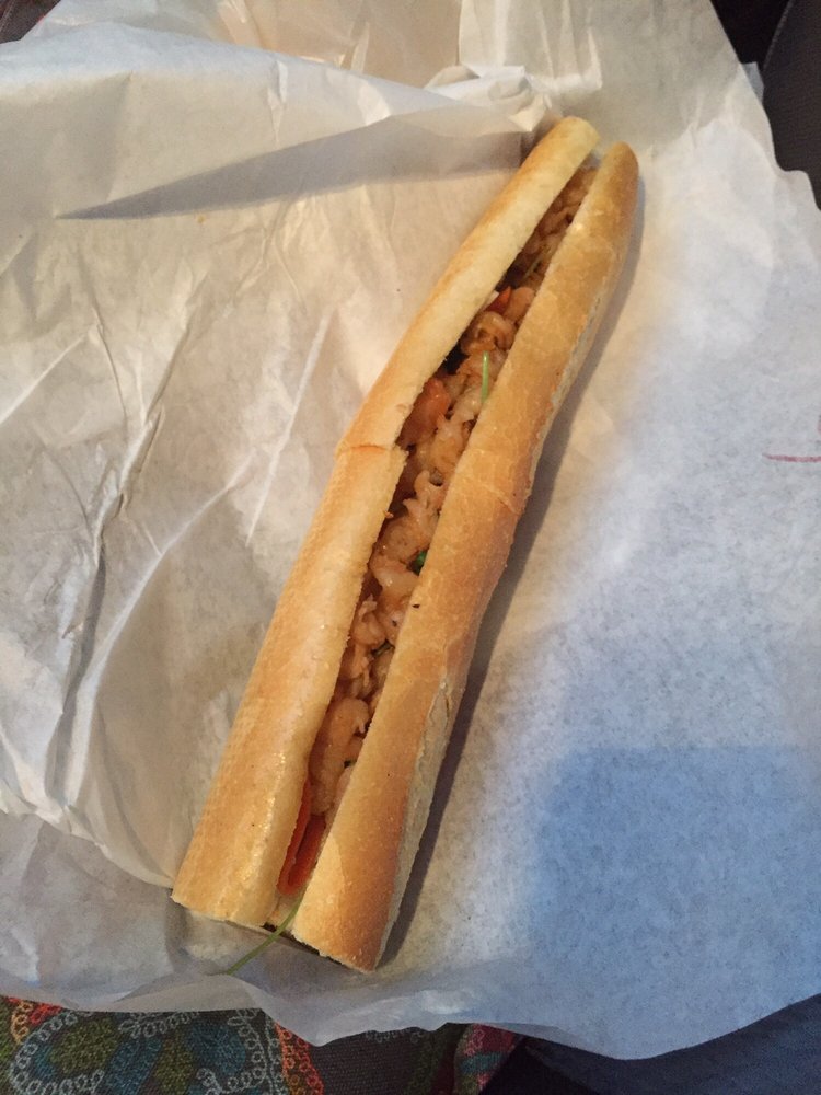 Cajun Shrimp Banh Mi