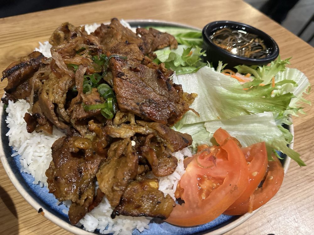 Grilled Pork Rice Plate