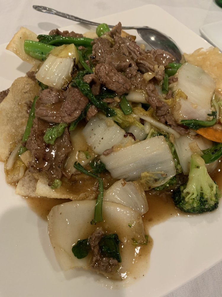 Pan Fried Noodle Cake-beef or Chicken