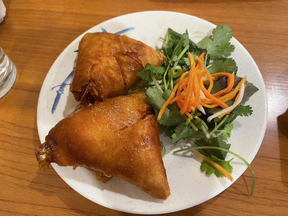 2 Fried Shrimp Triangles