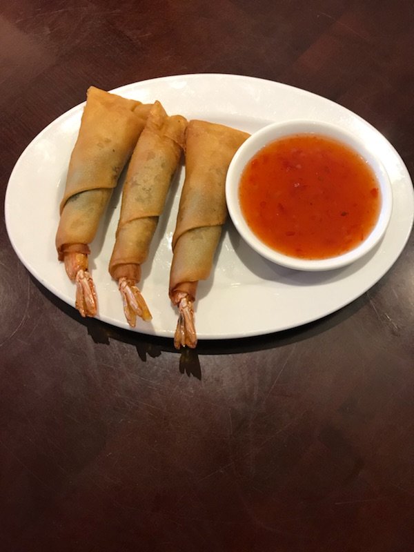Basil Shrimp / Tôm Cuốn Lá Qu