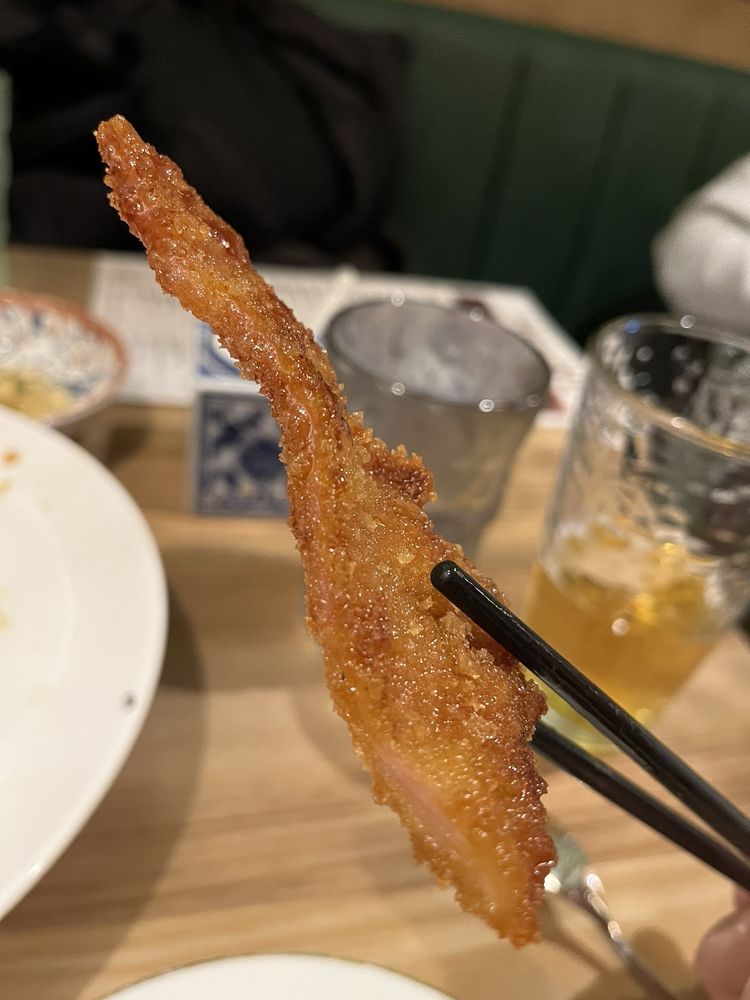 Grilled Chicken Chop Noodle Soup