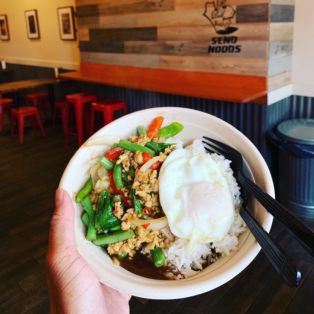 Spicy Chicken Basil Bowl