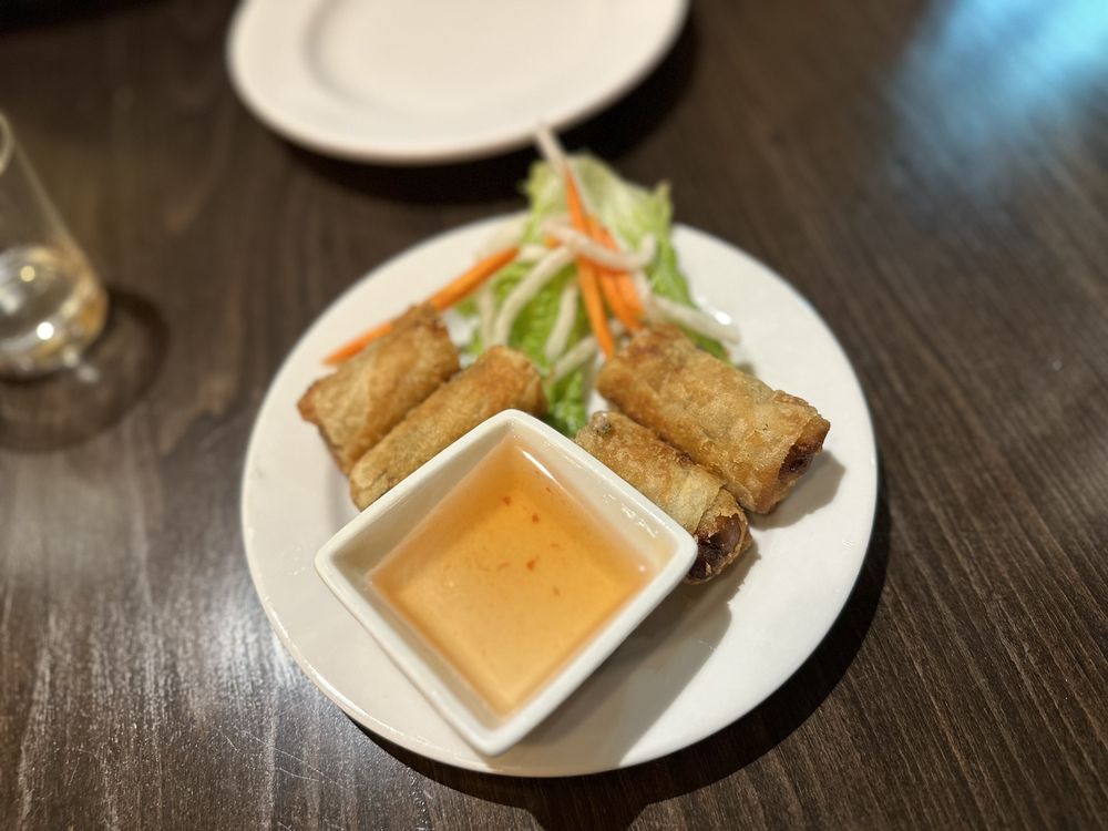 64a. Vermicelli with Veggies Crispy Egg Roll