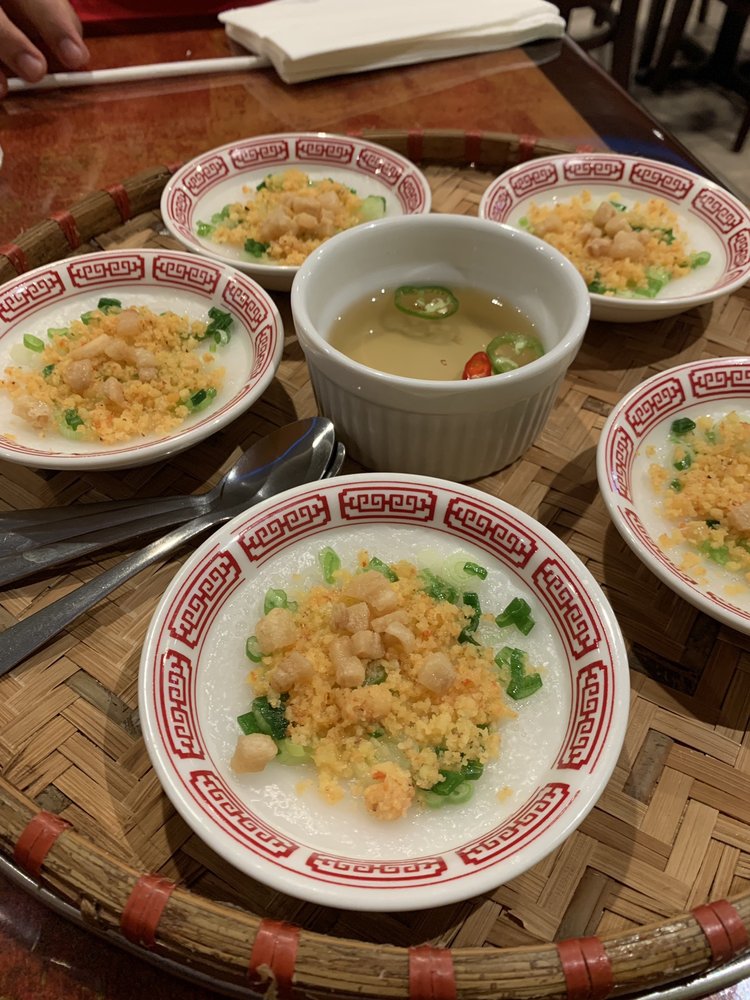 Steamed Rice Cake and Shredded Shrimp Bnh Bo