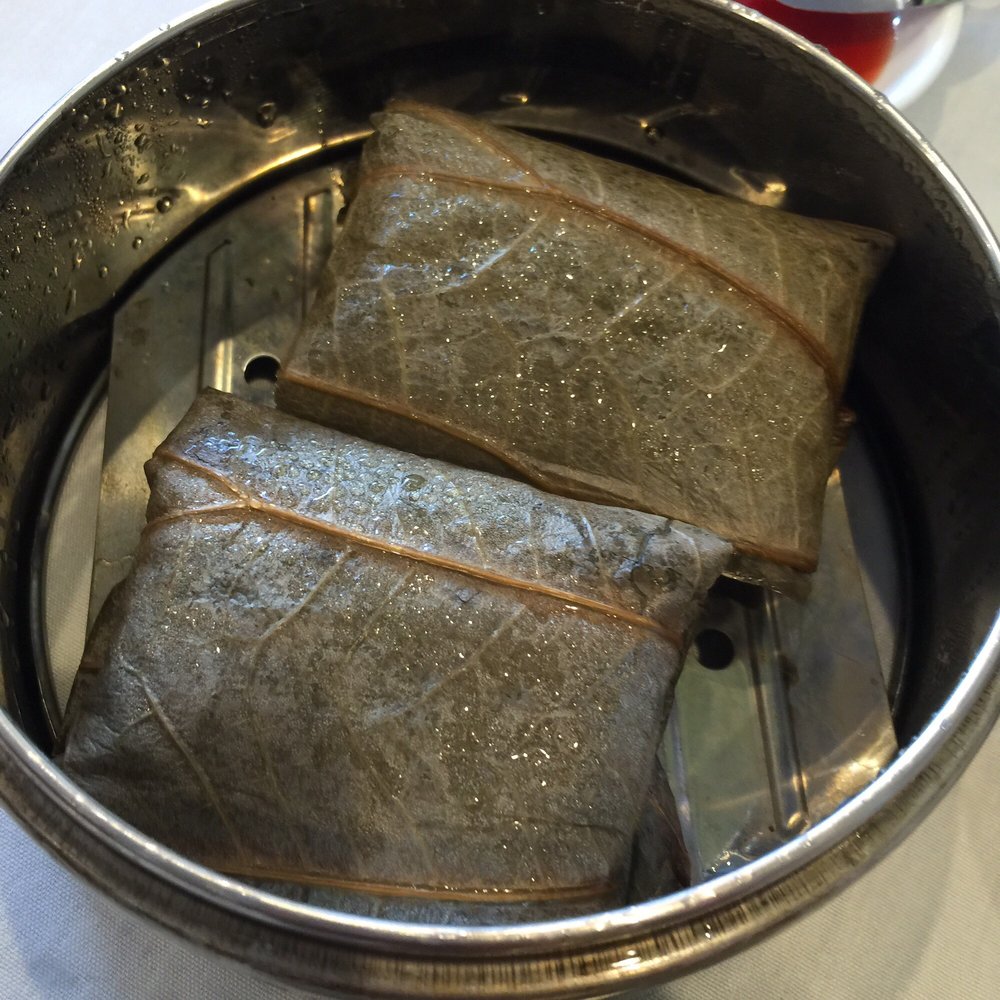 Steamed Sticky Rice Wrapped in Lotus Leaves
