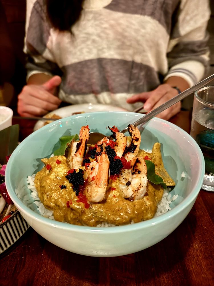 Grilled Shrimps Kari Rice