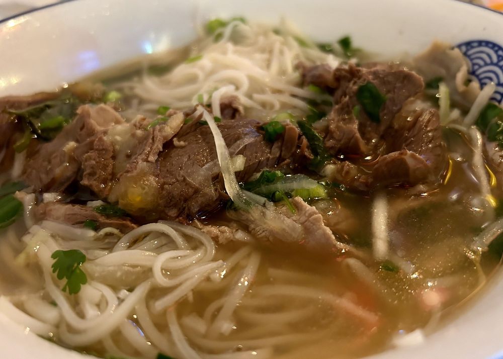 Smashed Ginger Eye Round Steak Pho