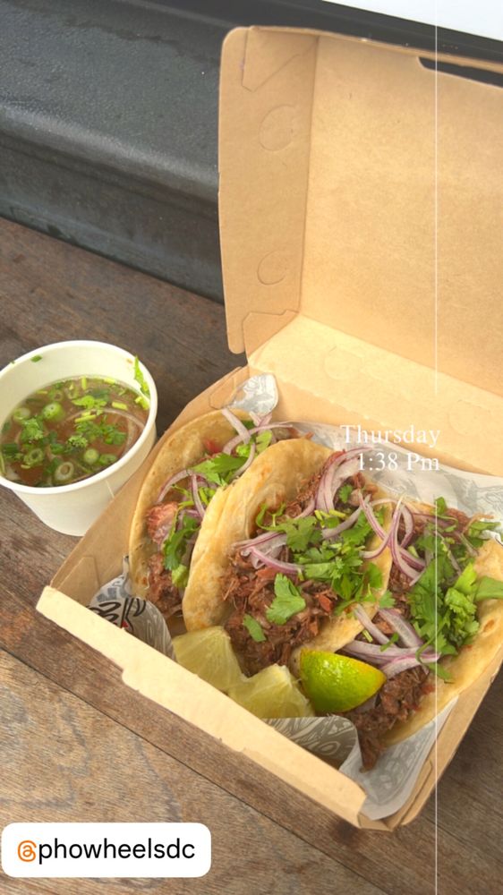 Oxtail Pho Tacos
