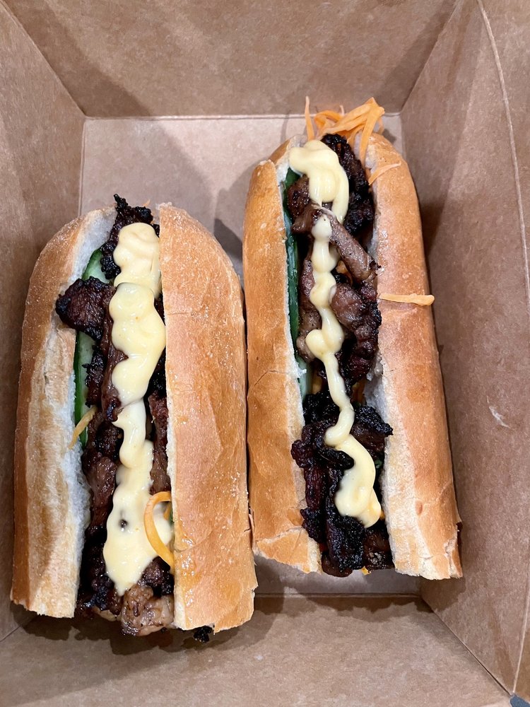 Vietnamese BBQ Pork Banh Mi Lunch