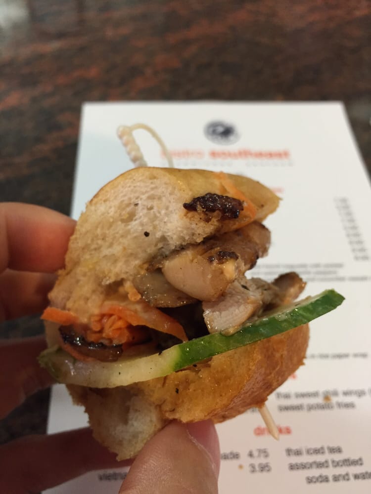 Asian Grilled Chicken Banh Mi Lunch